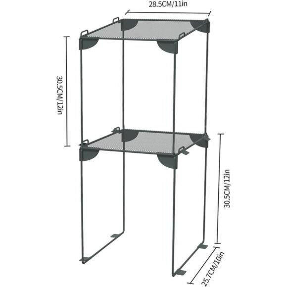 Locker organizer kit with shelf magnetic basket pen holder school office storage - Picture 3 of 7